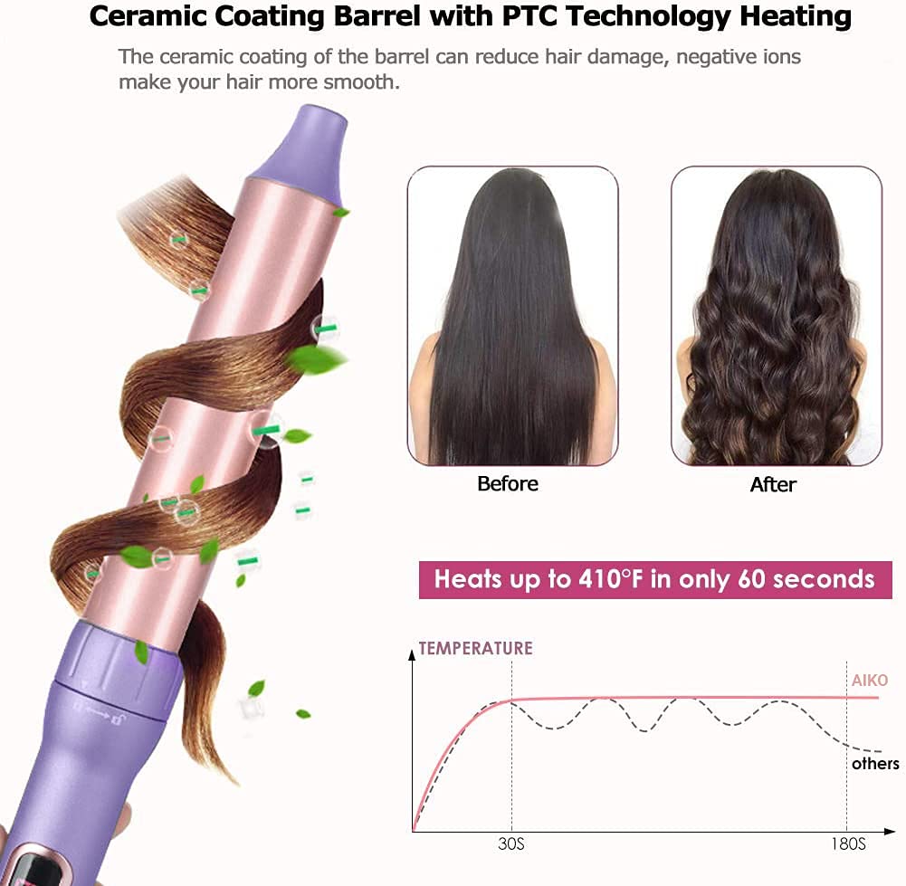 Amazon.com: AIKO PRO 6 in 1 Interchangeable Ceramic Curling Iron